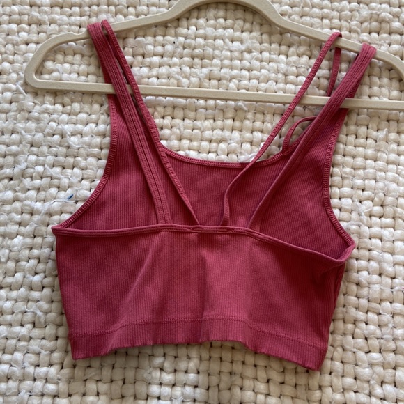 Zara Pink strappy crop top - Picture 2 of 4